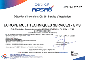 Certifications, service d'installation